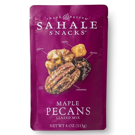 Pack of 6, Sahale Snacks Maple Pecans Glazed Mix, 4 oz
