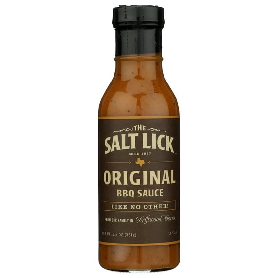 (Pack of 6) Salt Lick Original BBQ Sauce, 12.5 oz