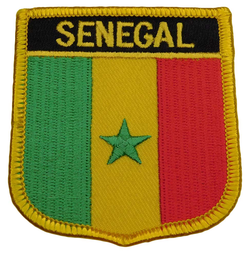 Pack of 6 Senegal Country Embroidered Iron On Patch FPS-208