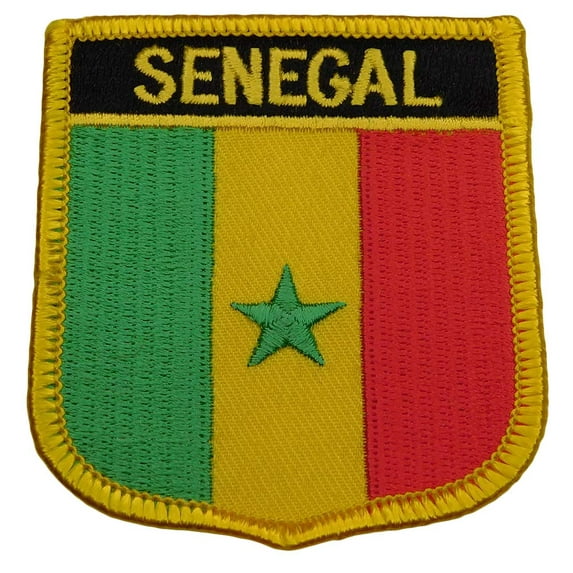 Pack of 6 Senegal Country Embroidered Iron On Patch FPS-208