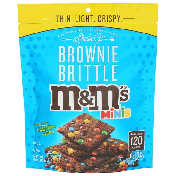 Pack of 6, Sheila G's M&M'S® Minis Brownie Brittle, 4 oz