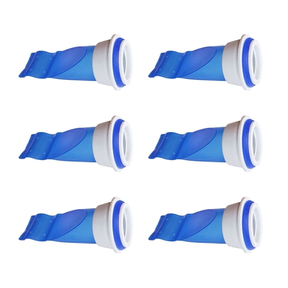 Pack of 6 Shower Floor Drain Backflow Preventer for Pipes in Bathroom Kitchen
