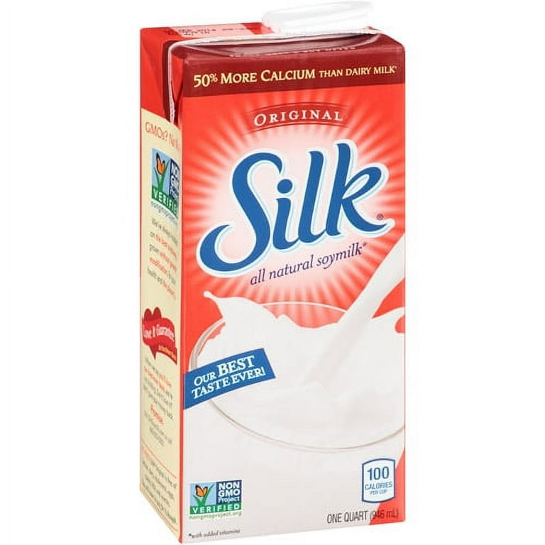 Pack of 6) Silk Original All Natural Soymilk, 32 fl oz - Walmart.com
