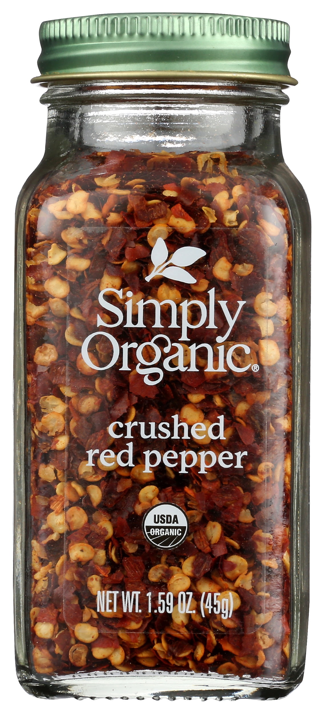 Pack of 6, Simply Organic Crushed Red Pepper, 1.59 oz