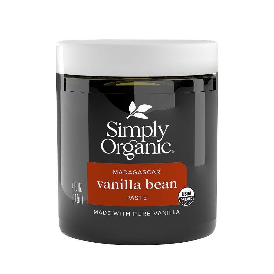 (Pack of 6) Simply Organic Madagascar Vanilla Bean Paste, 4 fl oz