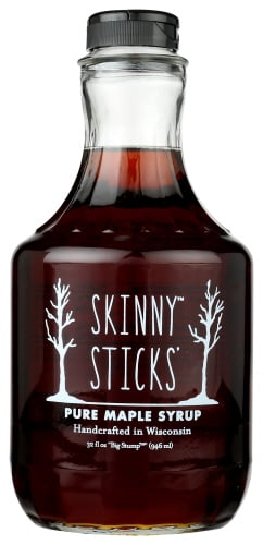 (Pack of 6) Skinny Stix Maple Syrup Wisconsin 32 fl oz