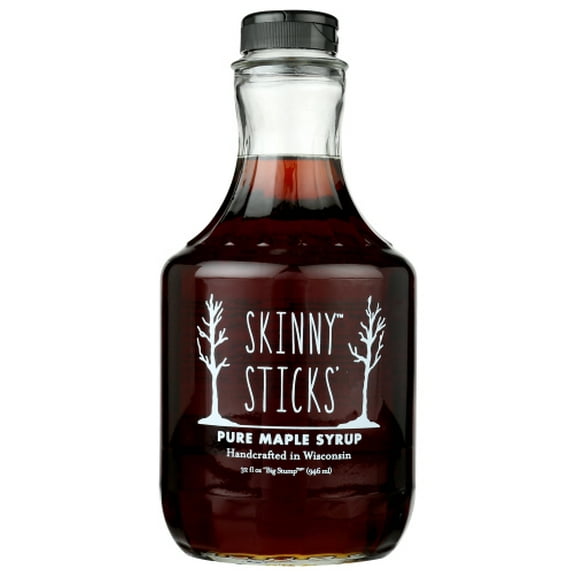 (Pack of 6) Skinny Stix Maple Syrup Wisconsin 32 fl oz