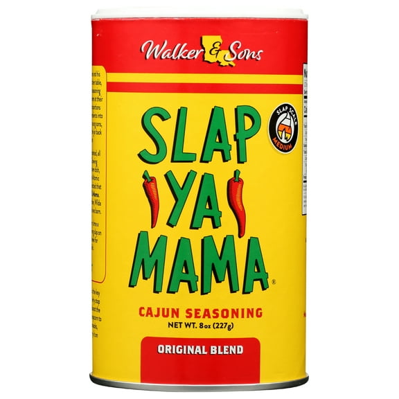 Pack of 6, Slap Ya Mama Original Blend Cajun Seasoning, 8 oz
