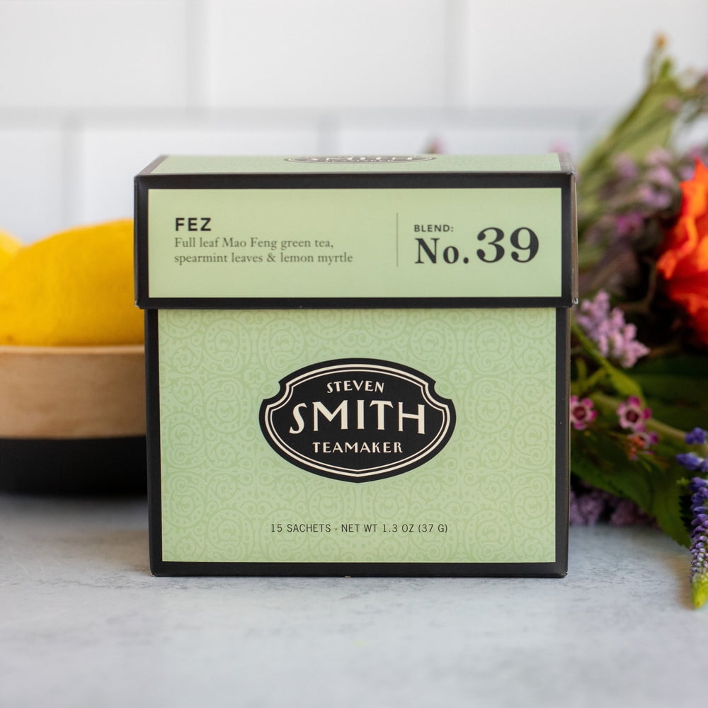 Pack of 6, Smith No. 39 Fez Moroccan Mint Green Tea, 15 bg