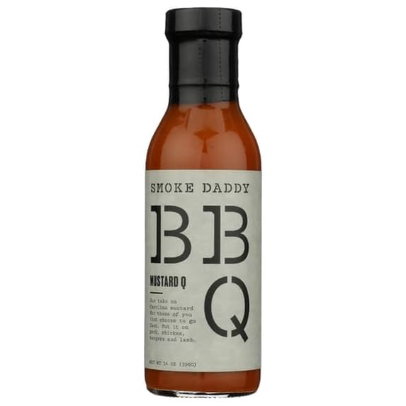(Pack of 6) Smoke Daddy BBQ Mustard Sauce 14 Oz
