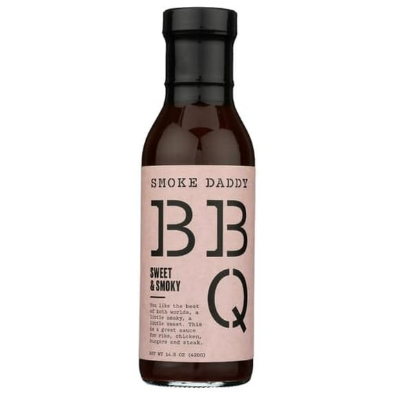 (Pack of 6) Smoke Daddy BBQ Sweet and Smoky Sauce 14.8 Oz