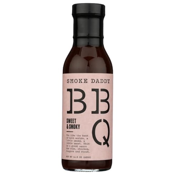 (Pack of 6) Smoke Daddy BBQ Sweet and Smoky Sauce 14.8 Oz