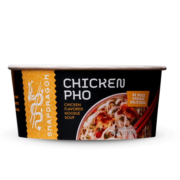 Pack of 6, Snapdragon Chicken Pho Bowl, 2.1 oz