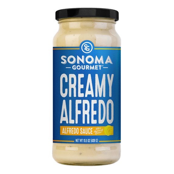 (Pack of 6), Sonoma Gourmet Creamy Alfredo Sauce, 15.5 oz