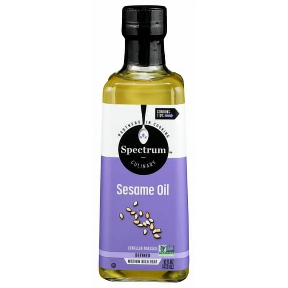 (Pack of 6) Spectrum Naturals Refined Sesame Oil 16 fl oz