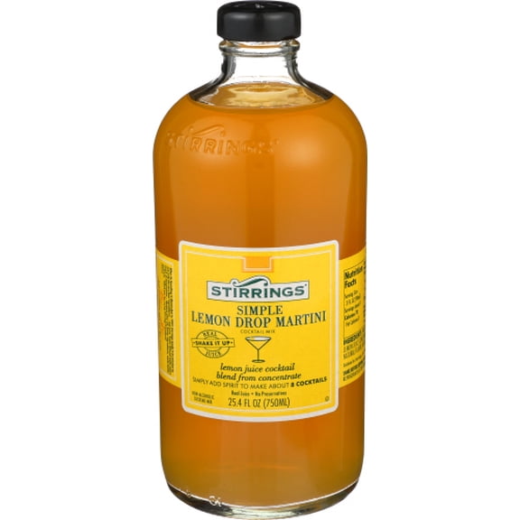 (Pack of 6) Stirrings Mixer Lemon Drop 750 Ml