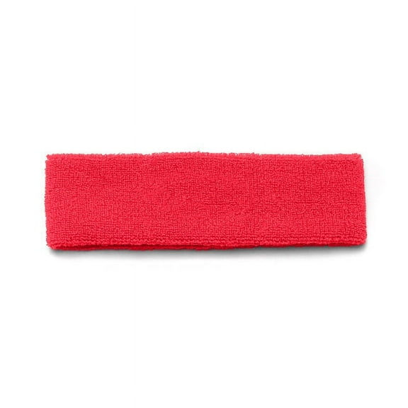 Pack of 6 Stretchy Athletic Sport Headbands Sweatbands for Yoga Fitness Dance (Red)