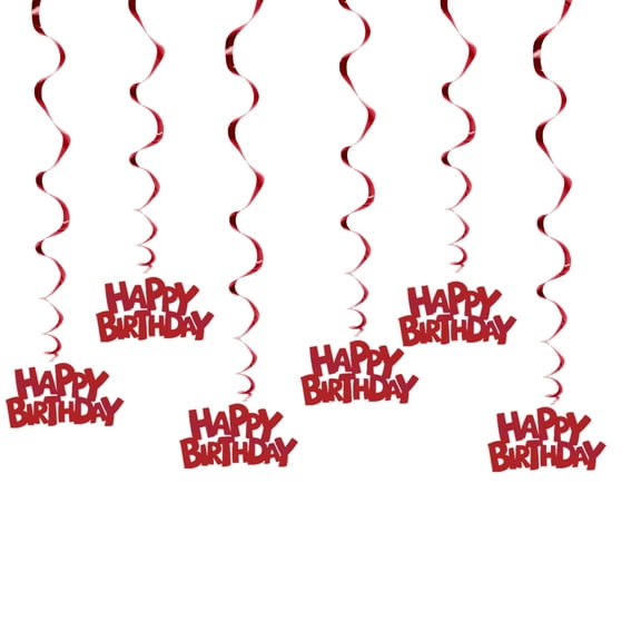 Pack of 6 Sturdy Practical Spirals Decors Beautiful Spirals Decoration For Birthday And Party Setting