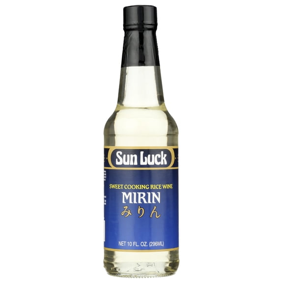 Pack of 6, Sun Luck Sweet Cooking Rice Wine (Mirin), 10 fl oz