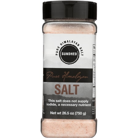 Pack of 6, Sundhed Pure Himalayan Salt, 26.5 oz
