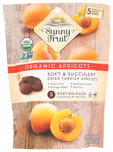 (Pack of 6) Sunny Fruit Dried Apricot Packs 8.8 Oz