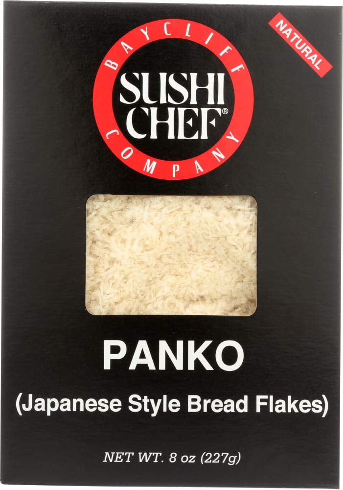 Pack of 6, Sushi Chef Panko Japanese Bread Flakes, 8 oz