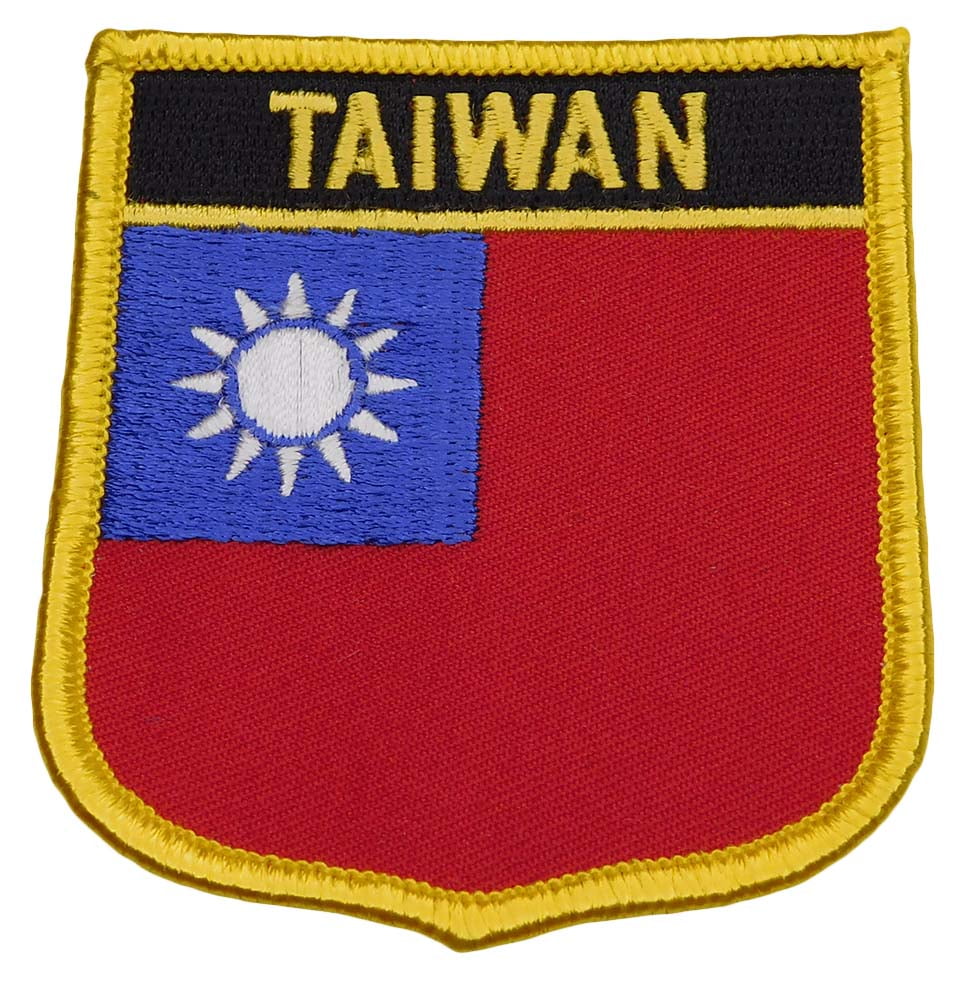 Pack of 6 Taiwan Country Embroidered Iron On Patch FPS-228