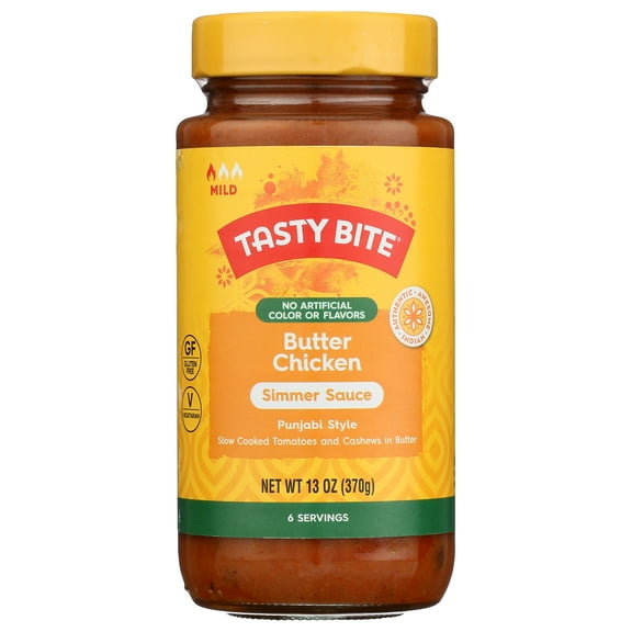 Pack of 6, Tasty Bite Butter Chicken Simmer Sauce, 13 oz