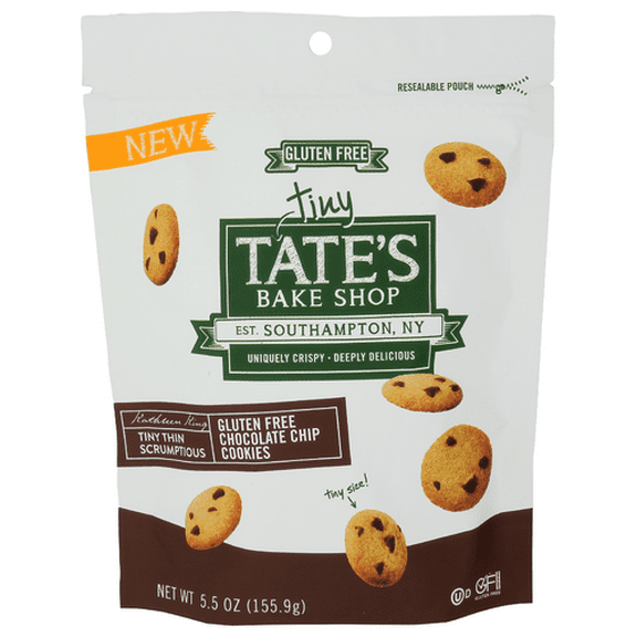 (Pack of 6) Tates Tiny Chocolate Chip Gluten-Free Cookie 5.5 Oz