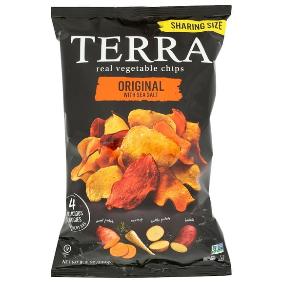 (Pack of 6), Terra Original Chips with Sea Salt, 8.2 oz
