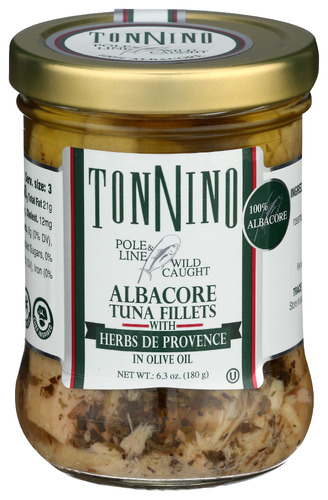 (Pack of 6) Tonnino Tuna Albacore Fillet with Herbs de Provence 6.3 oz