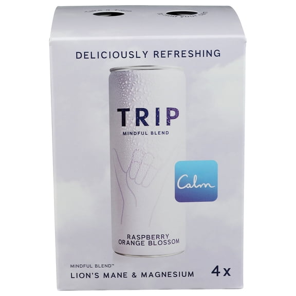 (Pack of 6) Trip Water Mild Raspberry or Balsam 4 Pack 48 Fo