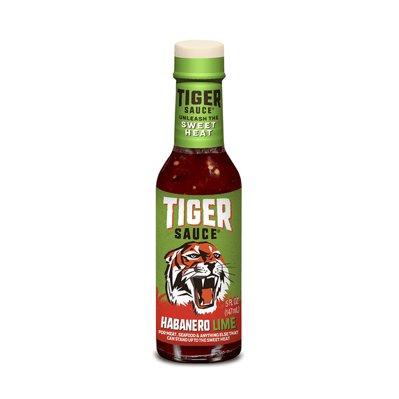 (Pack of 6) Try Me Habanero Lime Tiger Sauce, 5 fl oz