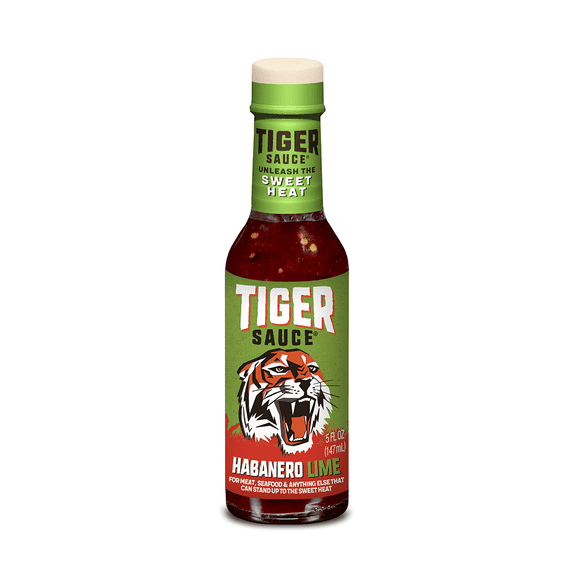 (Pack of 6) Try Me Habanero Lime Tiger Sauce, 5 fl oz