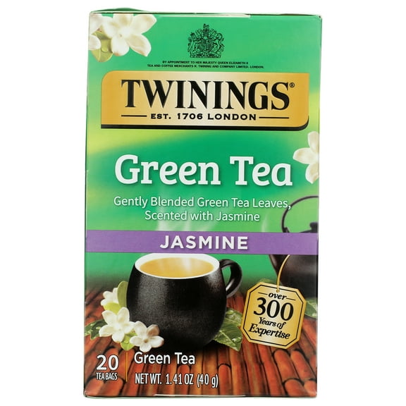 Pack of 6, Twining Tea Jasmine Green Tea, 20 bg