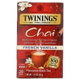 thumbnail image 1 of Pack of 6, Twinings Chai French Vanilla Black Tea, 1.4 oz, 1 of 5