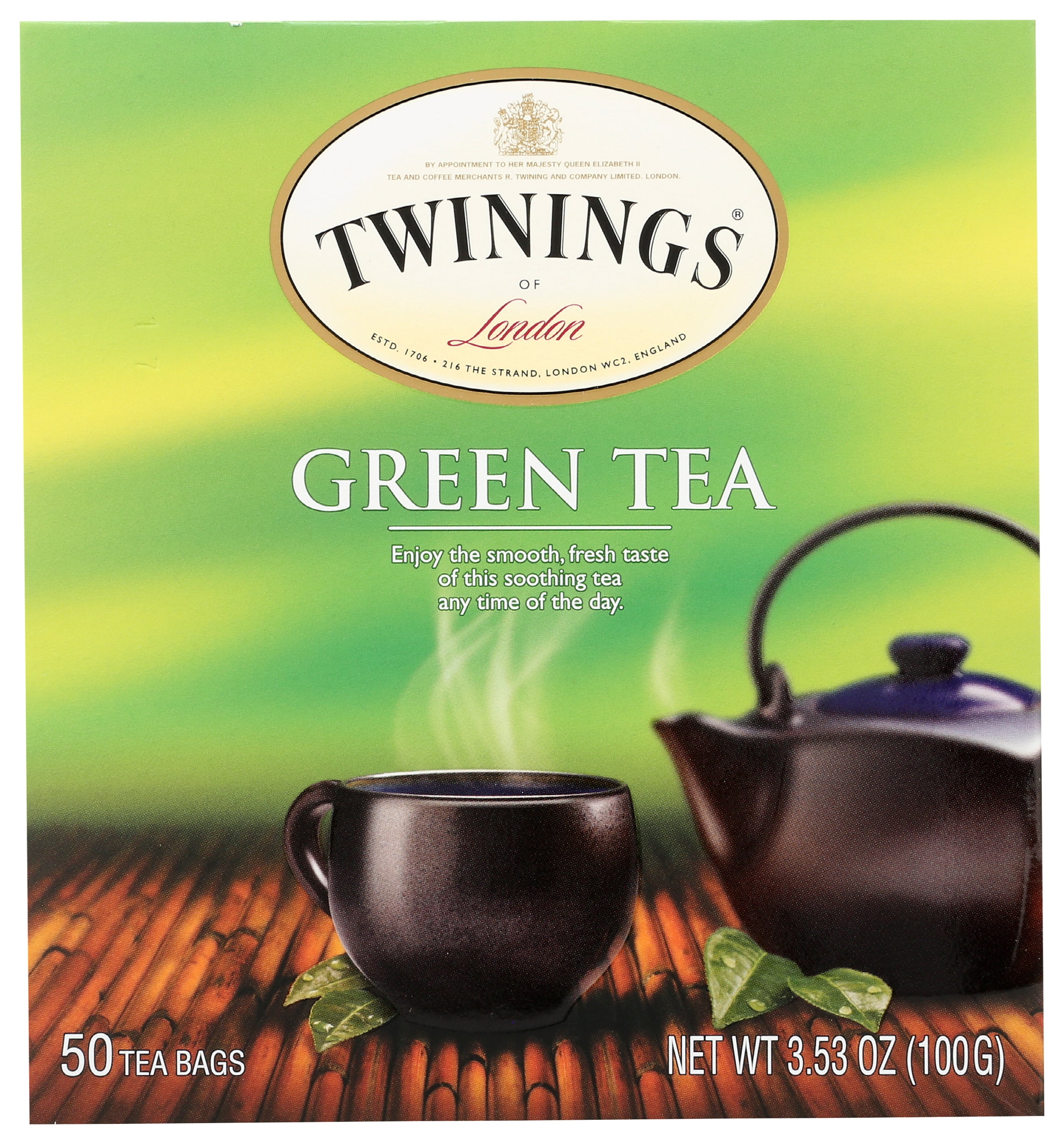 Pack of 6, Twinings Green Tea, 3.53 oz
