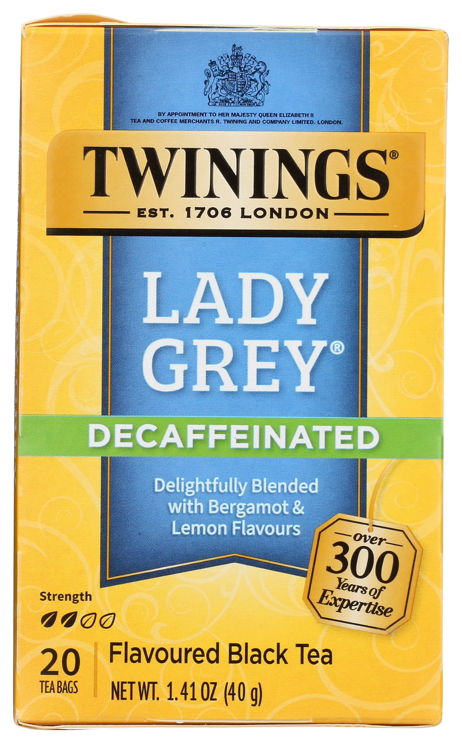 Twinings Lady Grey Tea Bags - Citrus Black Tea With Orange & Lemon Peel (3 Packs, 60 Total)