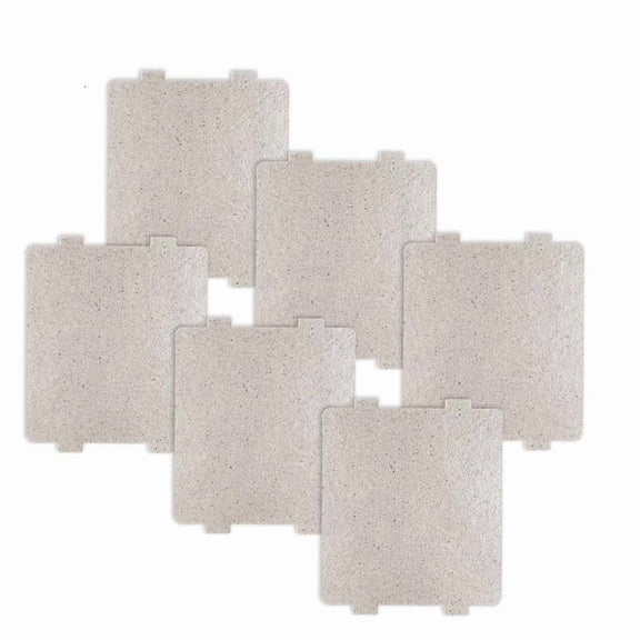 Pack of 6 Universal Microwave Mica Sheets High Temperature Resistant Insulation Panels Suitable for Safe Cooking Use