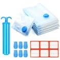 thumbnail image 1 of Pack of 6 Vacuum Bags for Clothes, Reusable Compression Bags, Travel Bag, Travel Luggage, 60 x 40 cm, 1 of 6