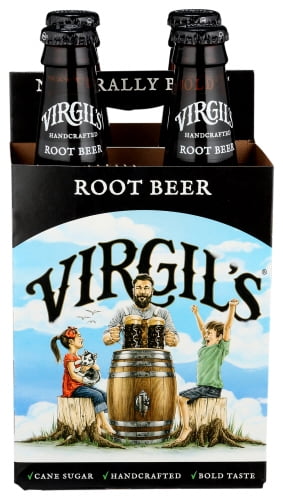 (Pack of 6) Virgils Root Beer Soda 4-Pack 48 fl oz