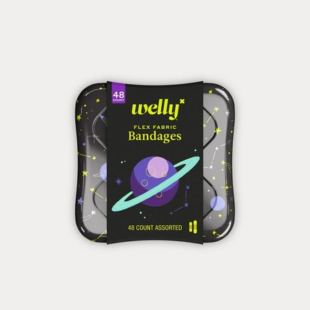 Pack of 6, Welly Space Flex Fabric Bandages, 48 ea