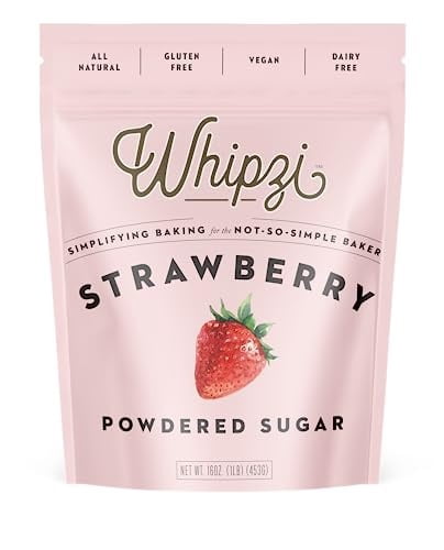 (Pack of 6) Whipzi Powdered Strawberry Sugar 1 lb