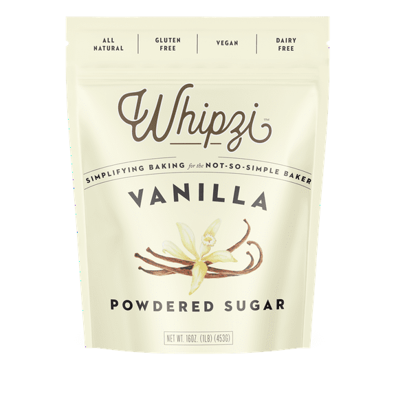 Pack of 6 Whipzi Powdered Sugar Vanilla 1 lb