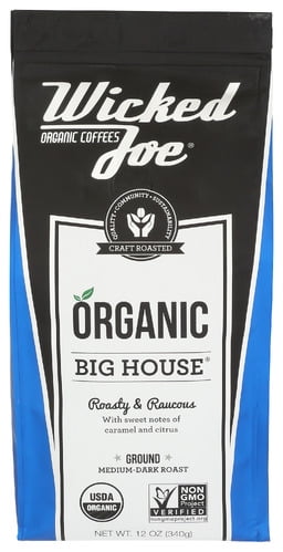 (Pack of 6) Wicked Joe Coffee Big House Ground 12 oz