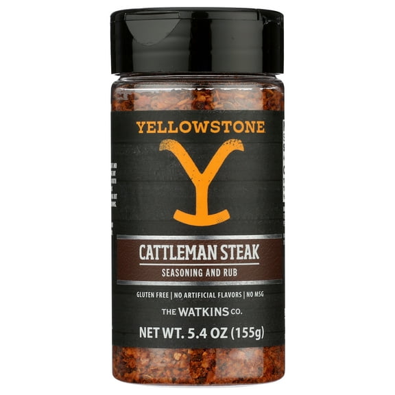 Pack of 6, Yellowstone Cattleman Steak Seasoning and Rub, 5.4 oz