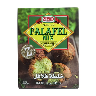 Pack of 6, Ziyad Falafel Vegetable Burger Mix, 12 oz