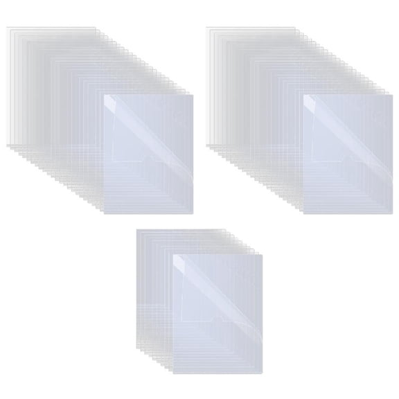 Pack of 60 Practical See Through File Covers For Home And Classroom Storage