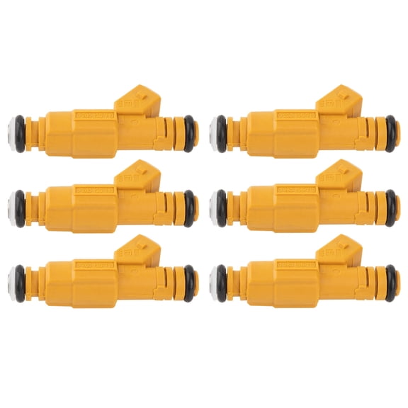 Pack of 6pcs Fuel Injectors For JEEP 87-98 4.0L 0280155710 0280155700 EV1 4Hole