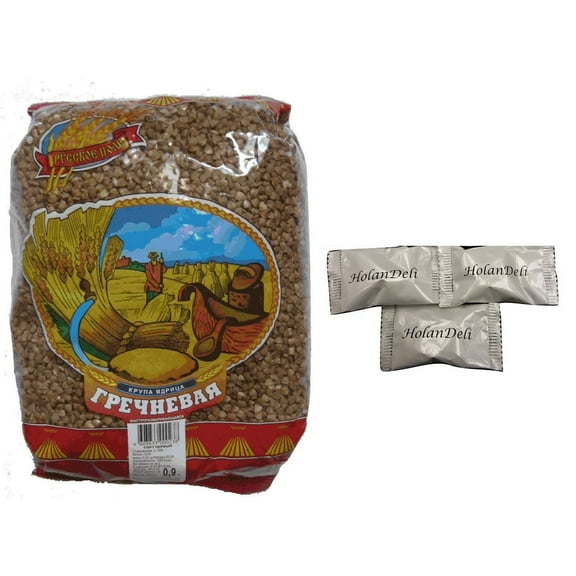 (Pack of 7) Buckwheat Groats 900g/31.7oz. Includes Our Exclusive HolanDeli Chocolate Mints.